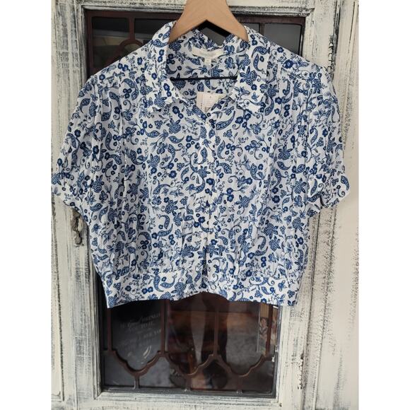 Favorite Daughter Floral Button-Down Shirt - New - Size XL - Picture 6 of 6